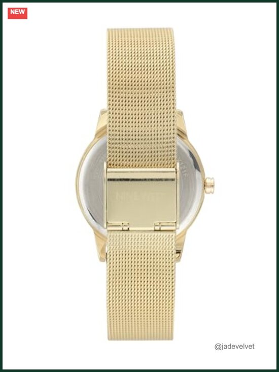 Women\'s Floral Dial Mesh Bracelet Watch 35mm Analog Quartz main image 6